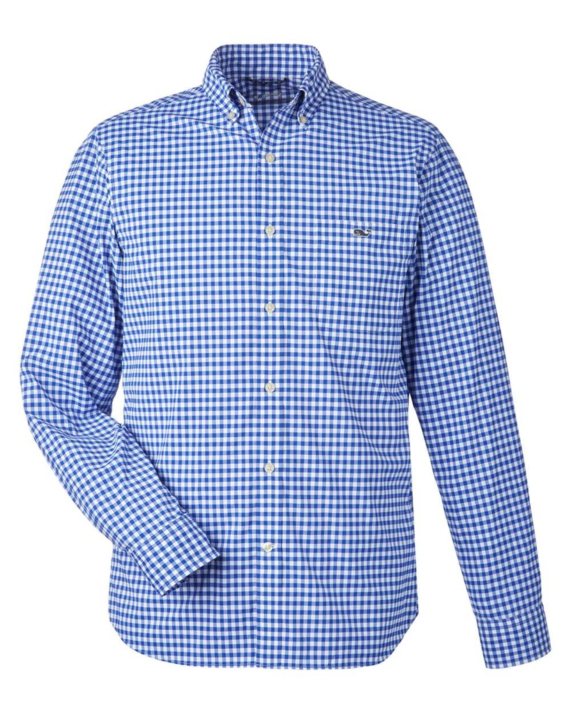 W012060 - Vinyard Vines - Men's On-The-Go Nylon Gingham Shirt